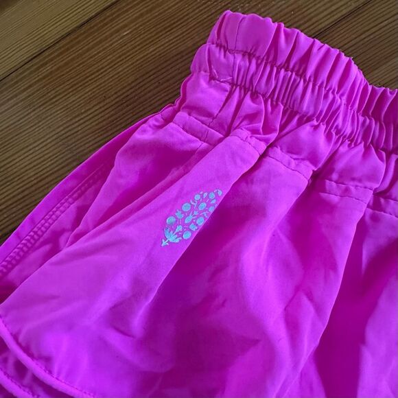 Free People FP Movement Check It Out Shorts in Hot Pink Size S - Picture 4 of 5